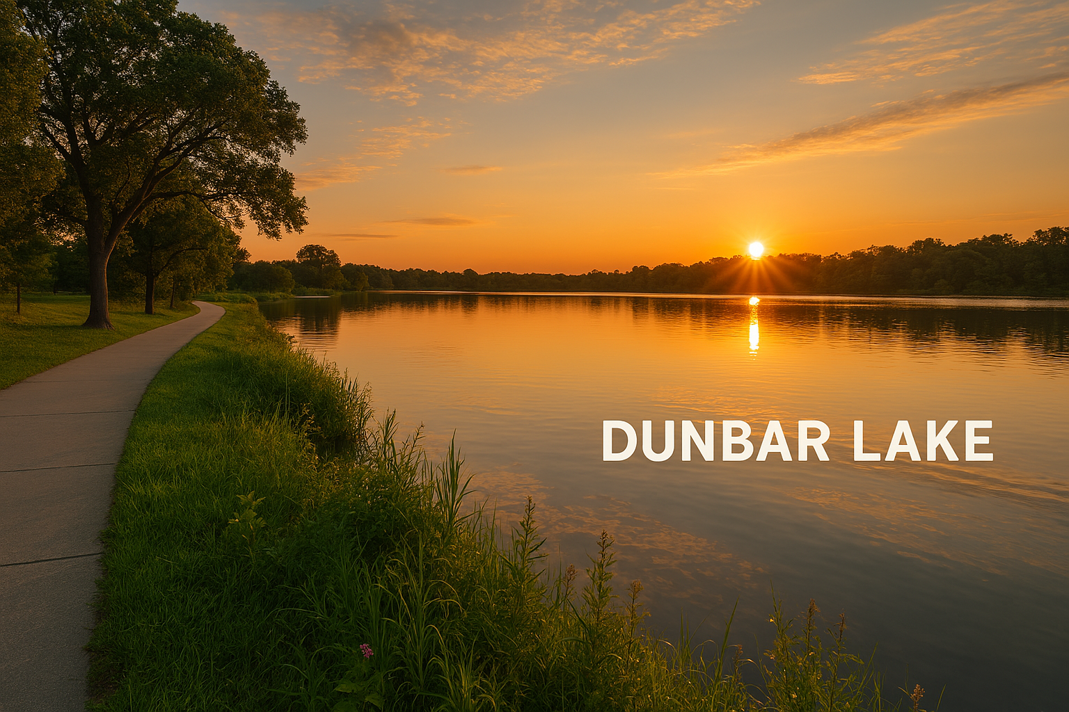 Dunbar Lakes Lakeview with Sunrise