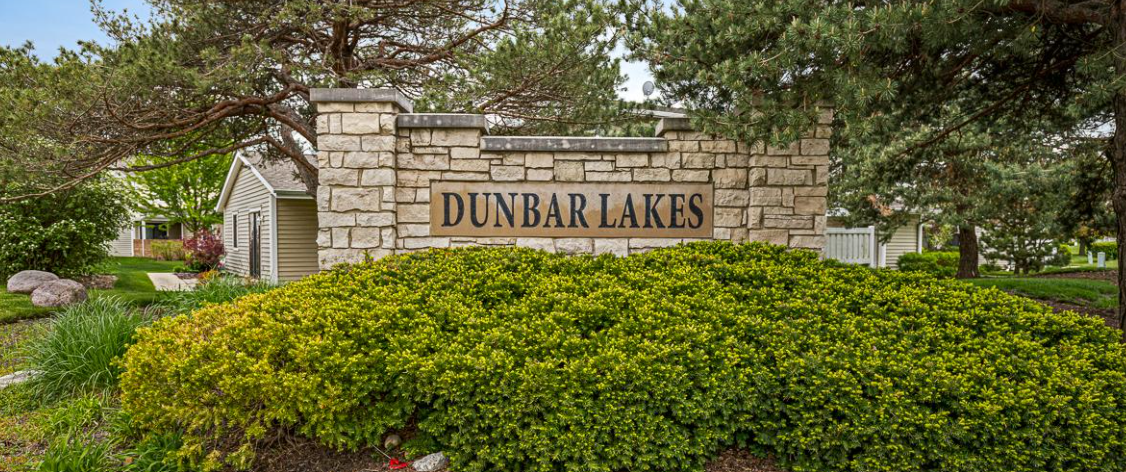 Dunbar Lakes Community Name Board
